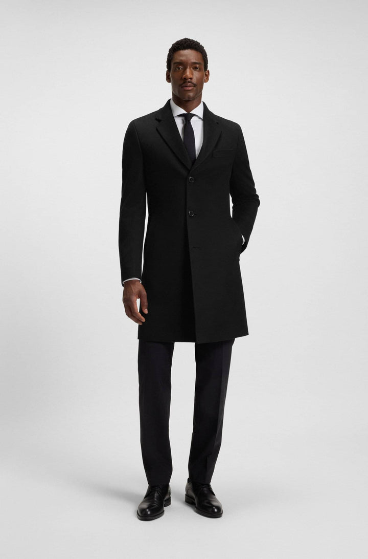 BOSS Coats Slim Fit - H-HYDE-254_LUX 50551189- Concorde Fashion#color_black-001