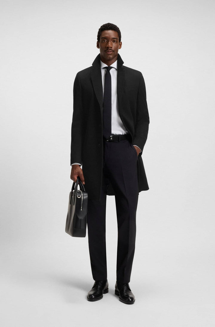 BOSS Coats Slim Fit - H-HYDE-254_LUX 50551189- Concorde Fashion#color_black-001