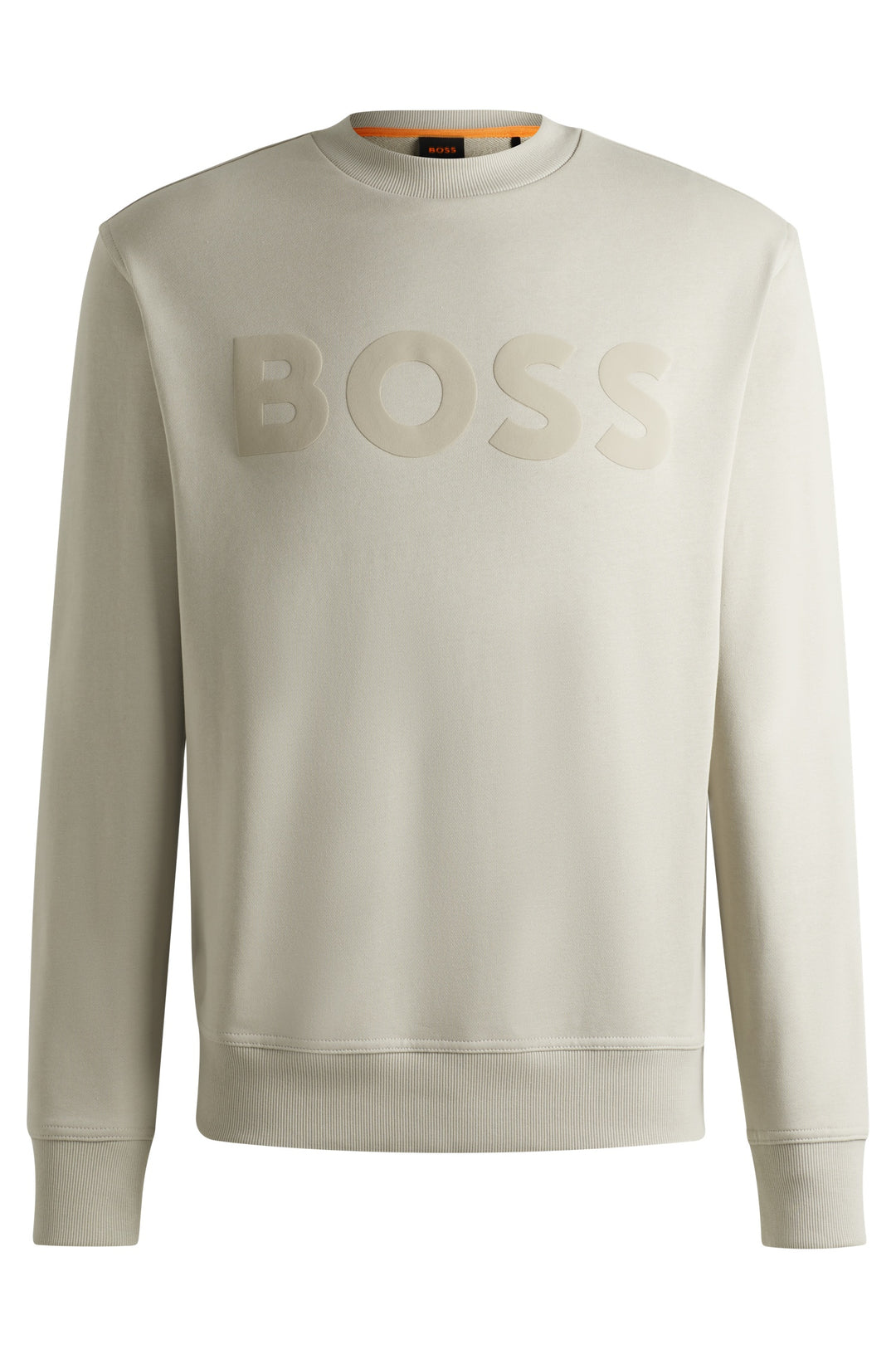 BOSS Sweatshirts Relaxed Fit in Cotton - WEBASICCREW 10244192 01-50487133- Concorde Fashion#color_beige-271