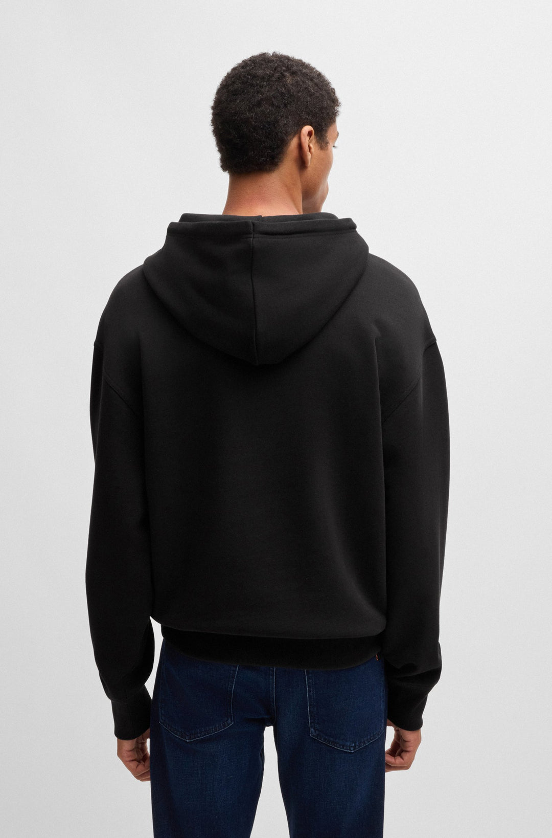 BOSS Hoodies Regular Fit in Cotton - WESMALLHOOD 10244192 01-50514530- Concorde Fashion#color_black-001