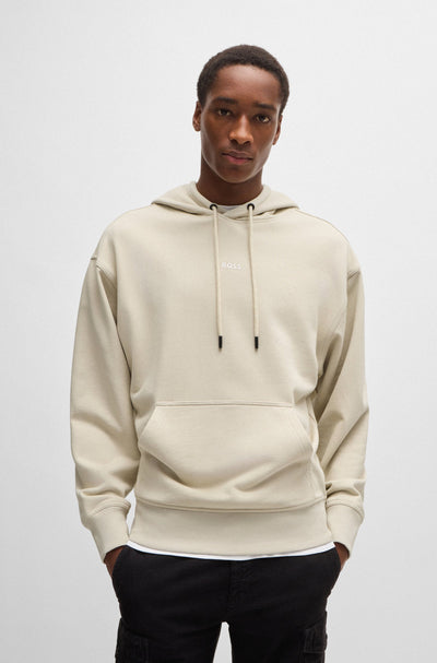 BOSS Hoodies Regular Fit in Cotton - WESMALLHOOD 10244192 01-50514530- Concorde Fashion#color_beige-271