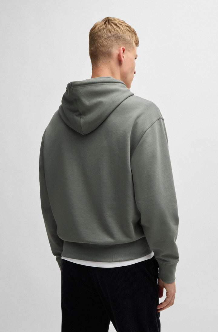 BOSS Hoodies Regular Fit in Cotton - WESMALLHOOD 10244192 01-50514530- Concorde Fashion#color_grey-076