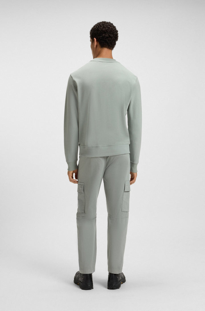BOSS Sweatshirts Relaxed Fit in Cotton - WESMALLCREW 10244192 01-50514541- Concorde Fashion#color_green-351