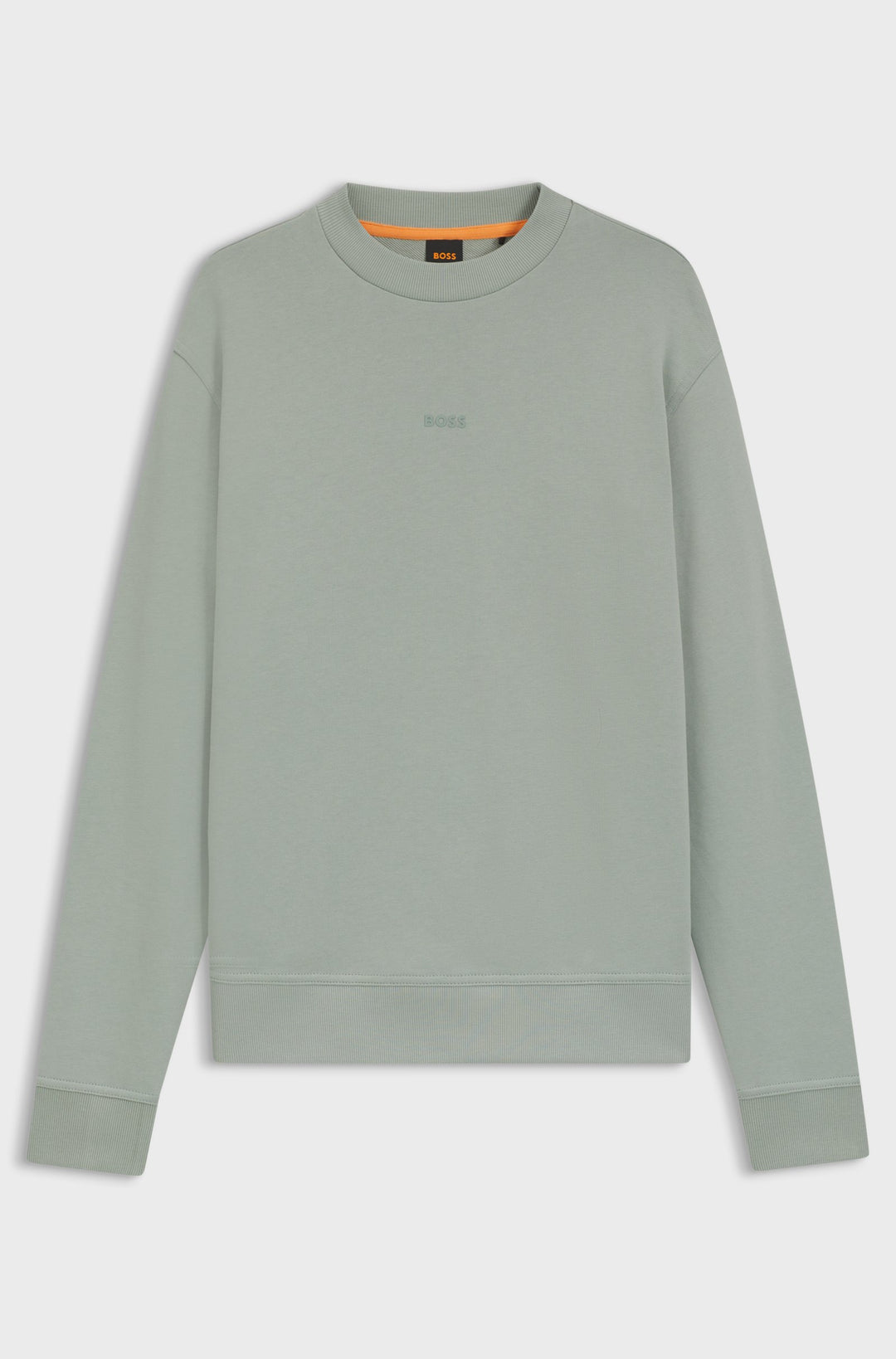 BOSS Sweatshirts Relaxed Fit in Cotton - WESMALLCREW 10244192 01-50514541- Concorde Fashion#color_green-351