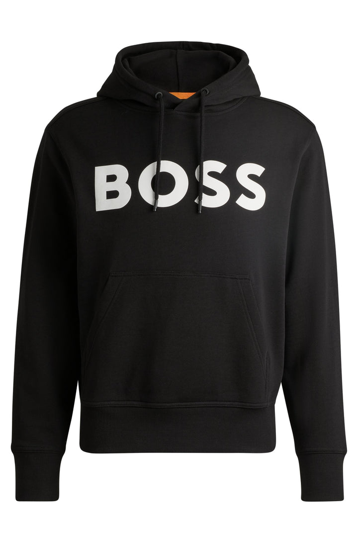 BOSS Hoodies Relaxed Fit in Cotton - WEBASIC_HOOD 10244192 01-50523074- Concorde Fashion#color_black-001