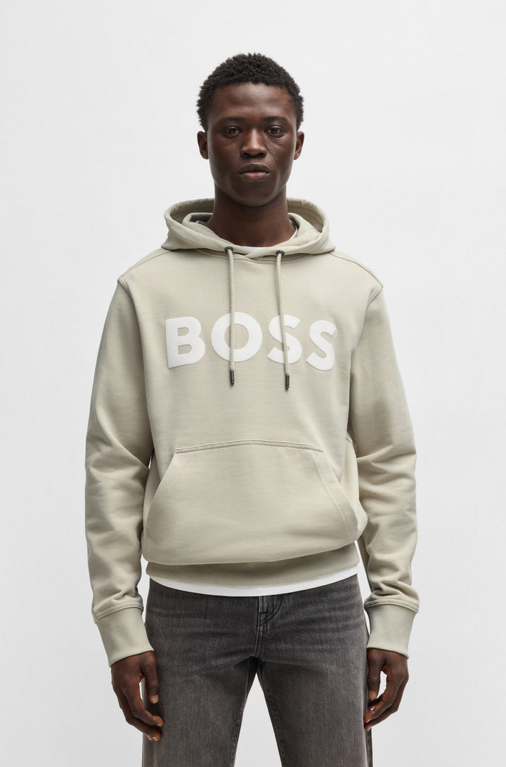 BOSS Hoodies Relaxed Fit in Cotton - WEBASIC_HOOD 10244192 01-50523074- Concorde Fashion#color_beige-271