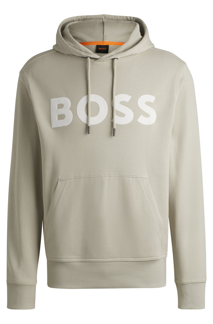BOSS Hoodies Relaxed Fit in Cotton - WEBASIC_HOOD 10244192 01-50523074- Concorde Fashion#color_beige-271