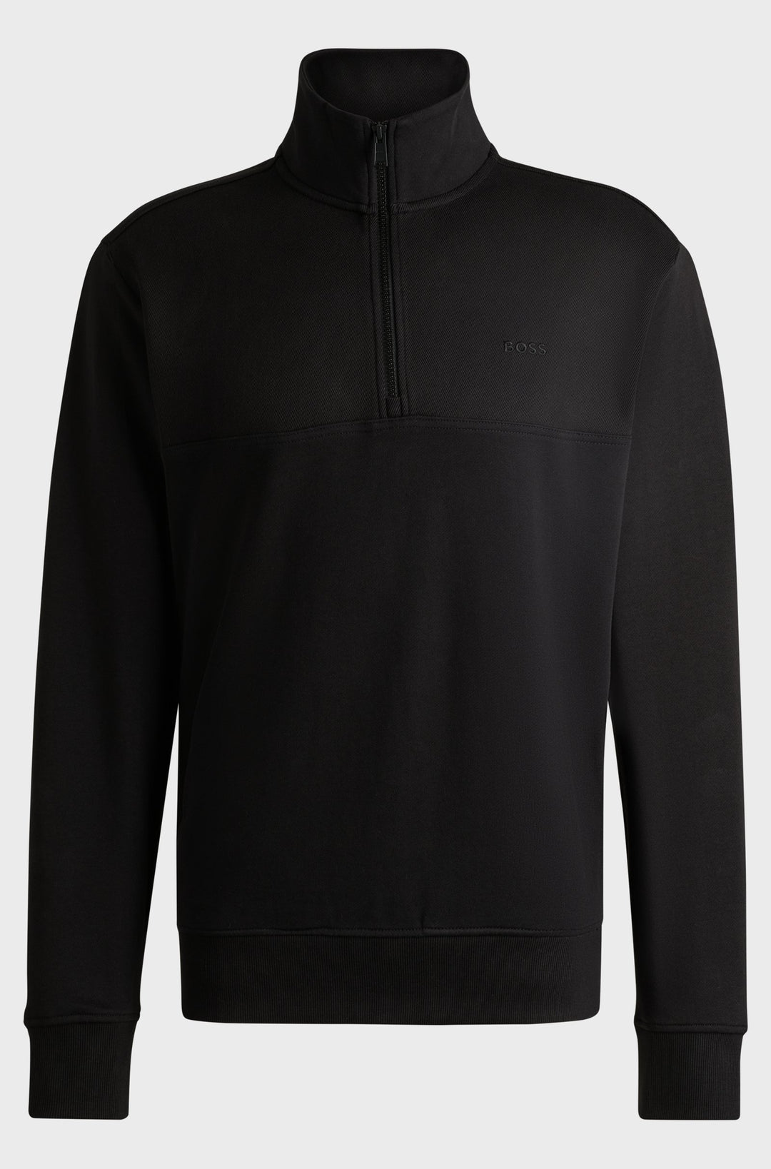 BOSS Sweatshirts Relaxed Fit in Cotton - ZE_COURDUROY 10244192 01-50528476- Concorde Fashion#color_black-001