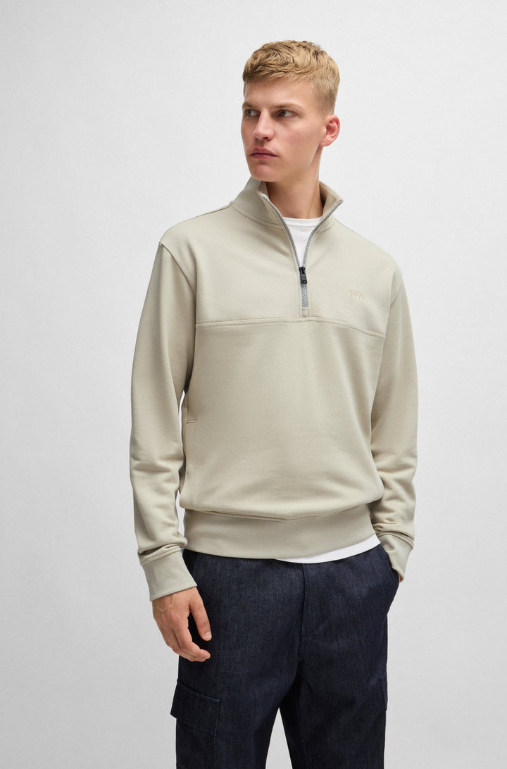 BOSS Sweatshirts Relaxed Fit in Cotton - ZE_COURDUROY 10244192 01-50528476- Concorde Fashion#color_beige-271