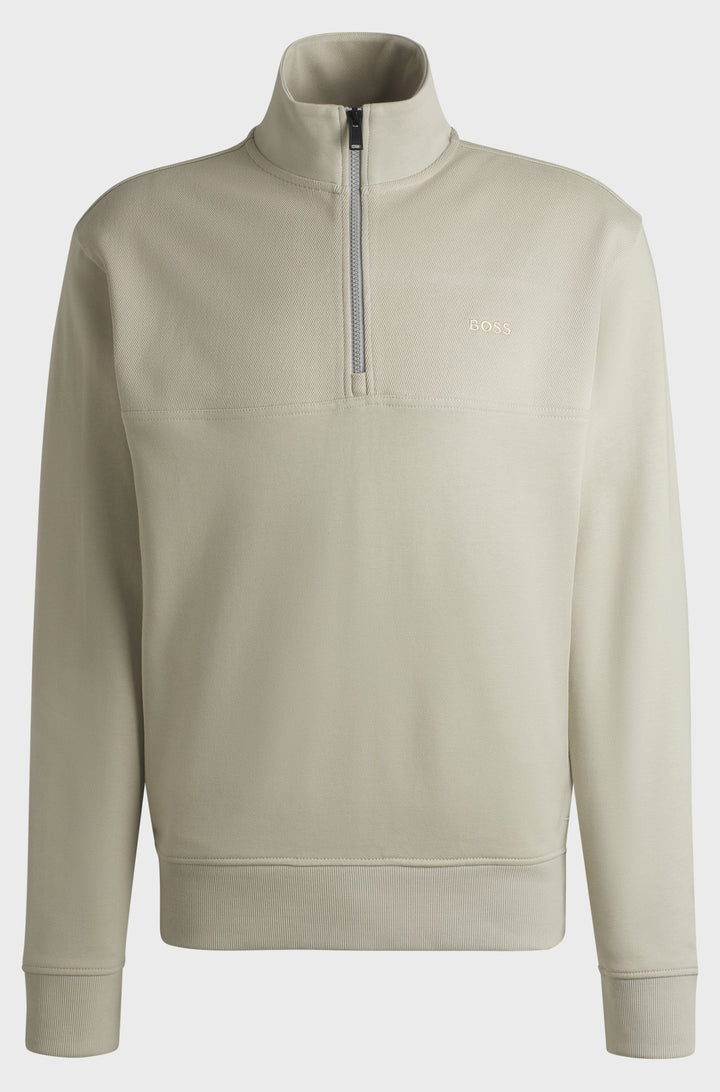 BOSS Sweatshirts Relaxed Fit in Cotton - ZE_COURDUROY 10244192 01-50528476- Concorde Fashion#color_beige-271