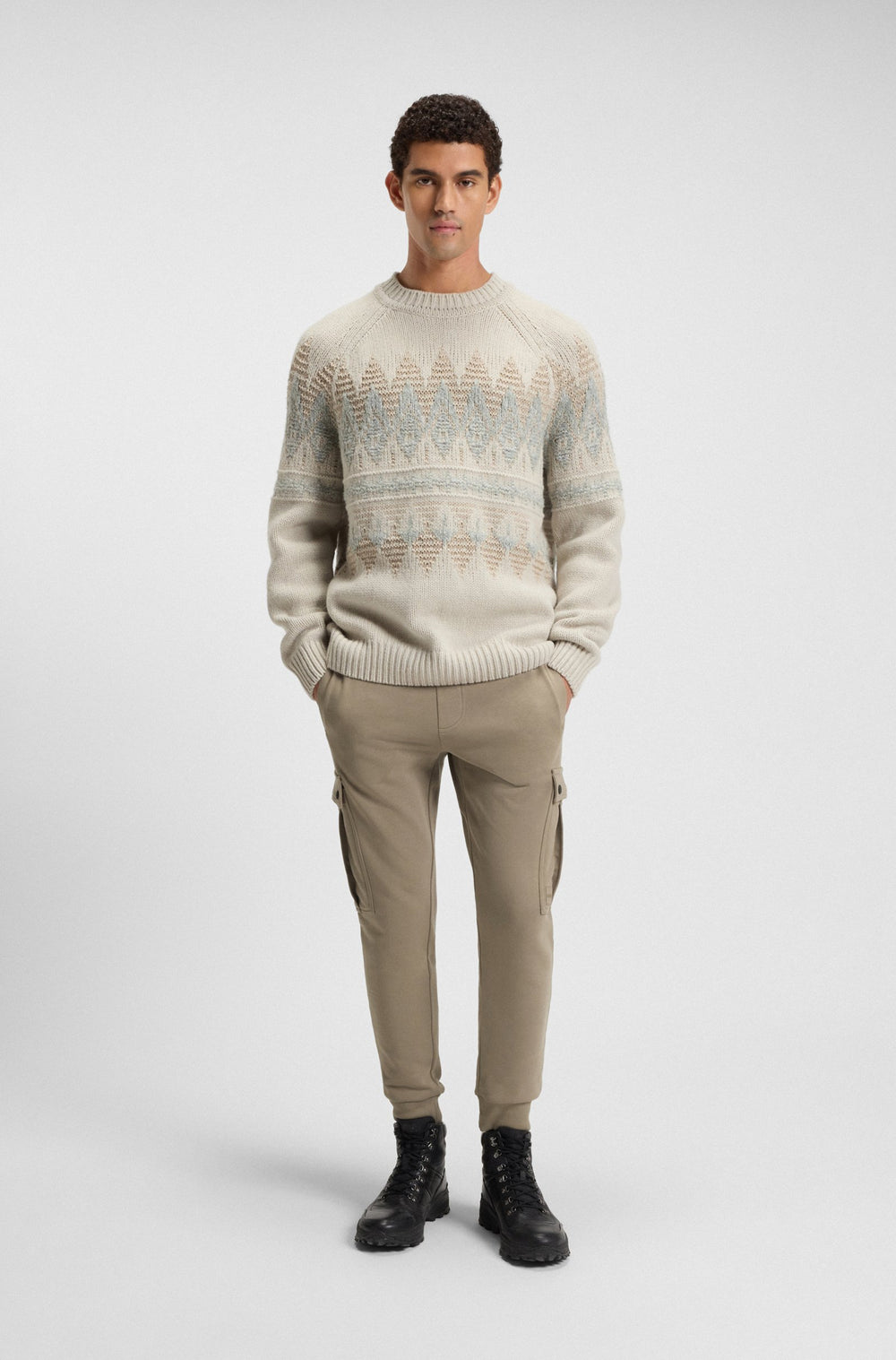 BOSS Jogging Pants Relaxed Fit - SETEAM 50542917- Concorde Fashion#color_green-346