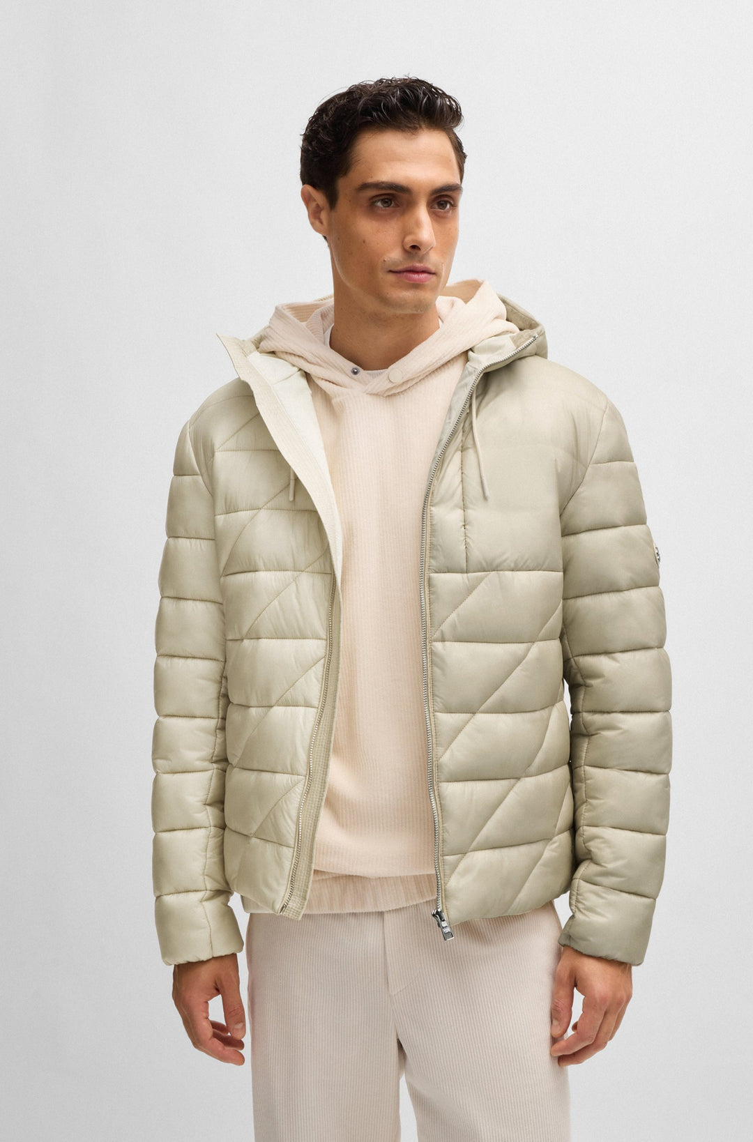 BOSS Casual Jackets Regular Fit in Nylon - C-CALLEAS 10244396 01-50524648- Concorde Fashion#color_white-131