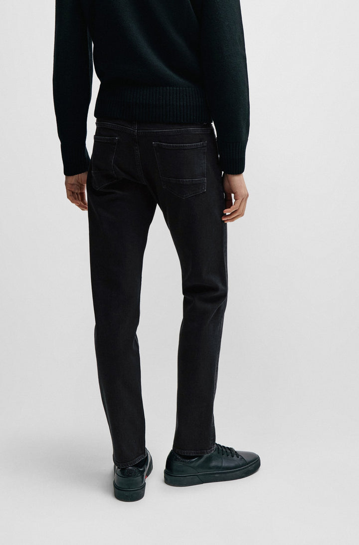 BOSS Slim Fit Jeans in Cotton Mix - DELAWARE3-1EDGE_CNY 10244667 02-50508408- Concorde Fashion#color_charcoal-016