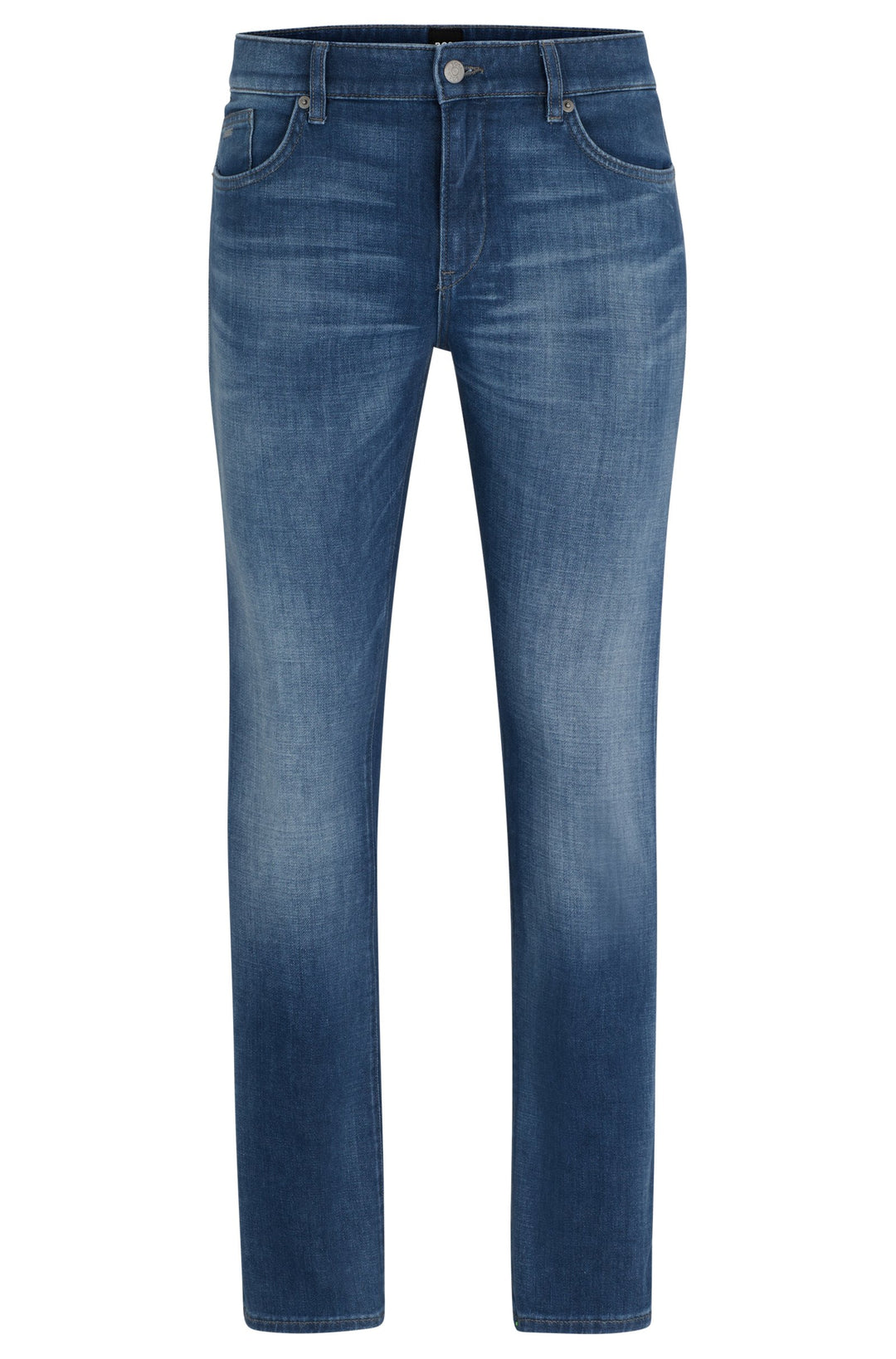 BOSS Slim Fit Jeans in Cotton Mix - DELAWARE3-1 10244771 01-50509445- Concorde Fashion#color_blue-422