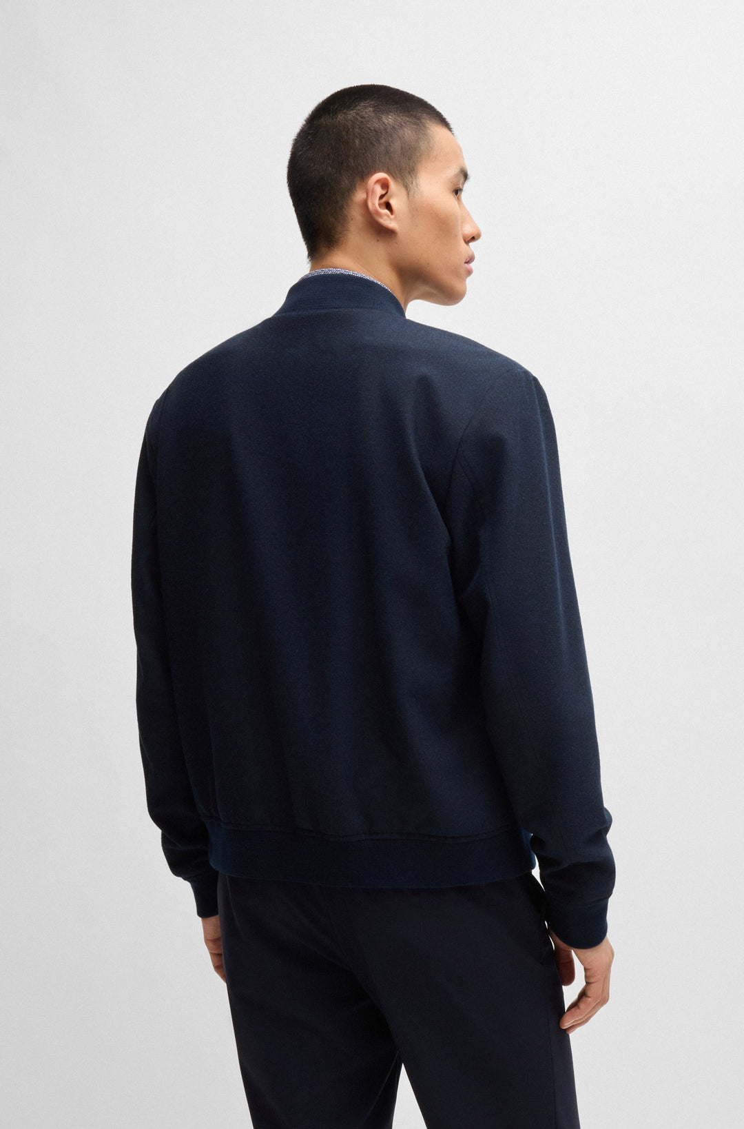 BOSS Blazers Slim Fit in Wool Mix - P-HANRY-BMB-234 10244939 01-50502547- Concorde Fashion#color_navy-405
