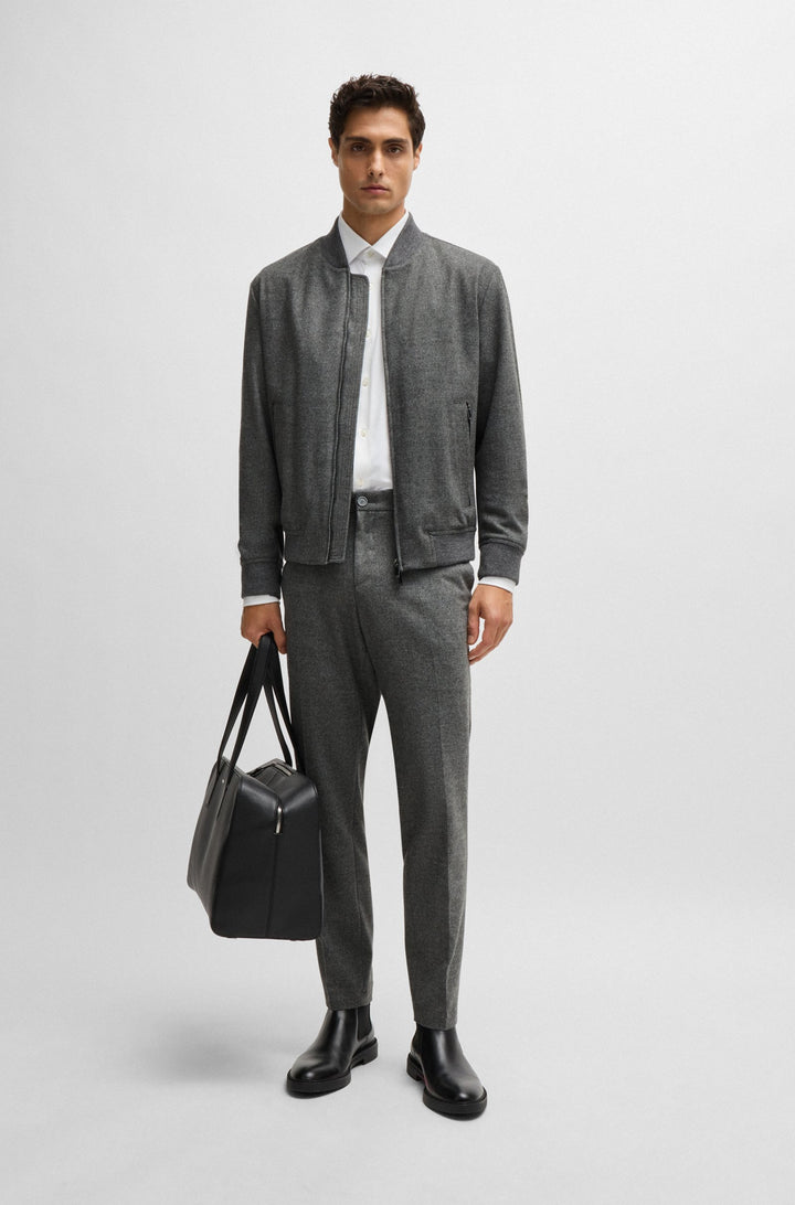 BOSS Blazers Slim Fit in Wool Mix - P-HANRY-BMB-234 10244939 01-50502547- Concorde Fashion#color_silver-042