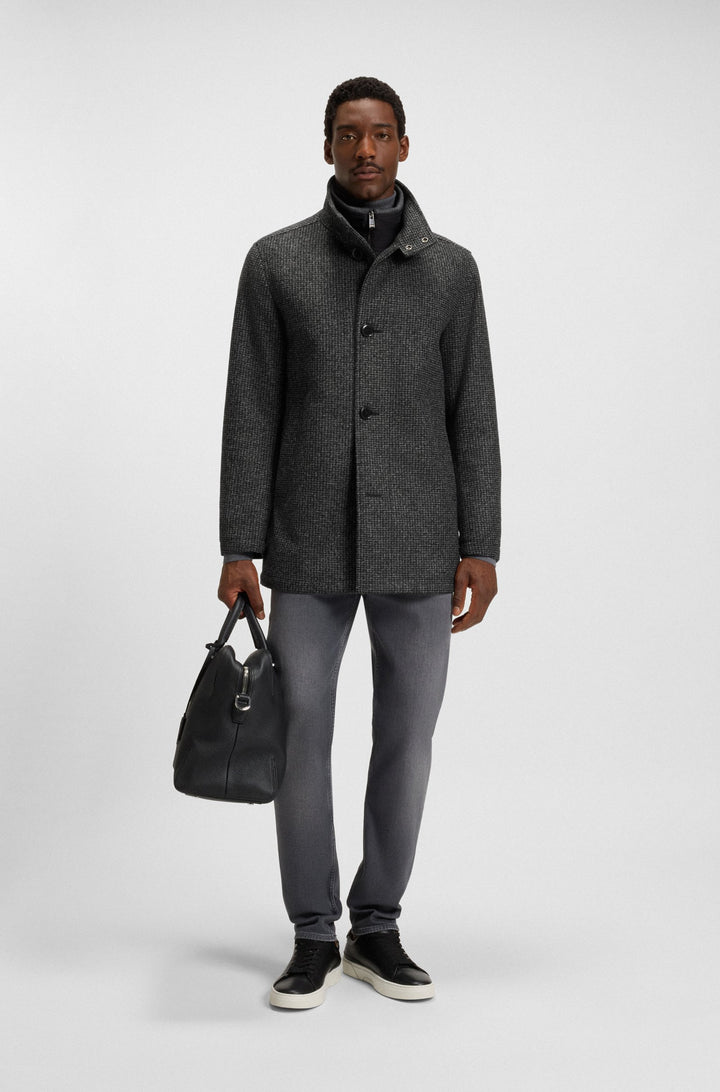 BOSS Coats Regular Fit - H-COXTAN-J-254 50551614- Concorde Fashion#color_black-001