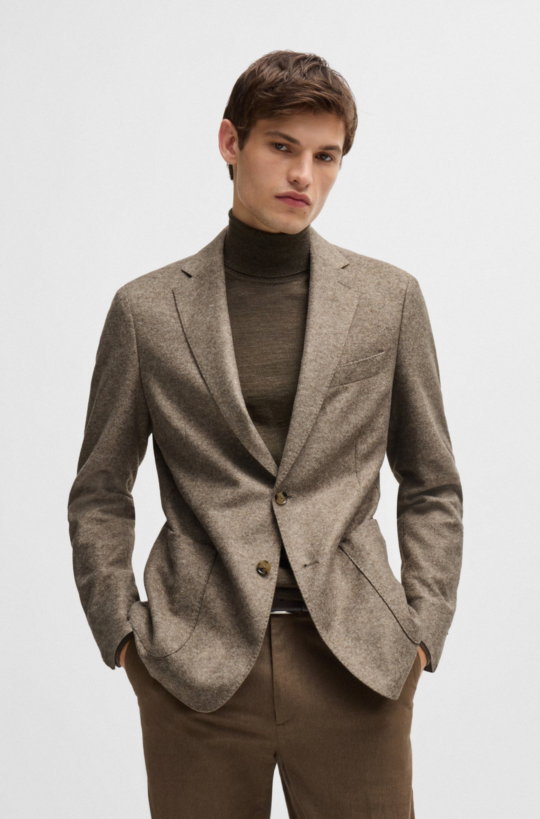 BOSS Blazers Slim Fit in Wool Mix - C-HANRY-J-233 10245035 01-50502533- Concorde Fashion#color_beige-260