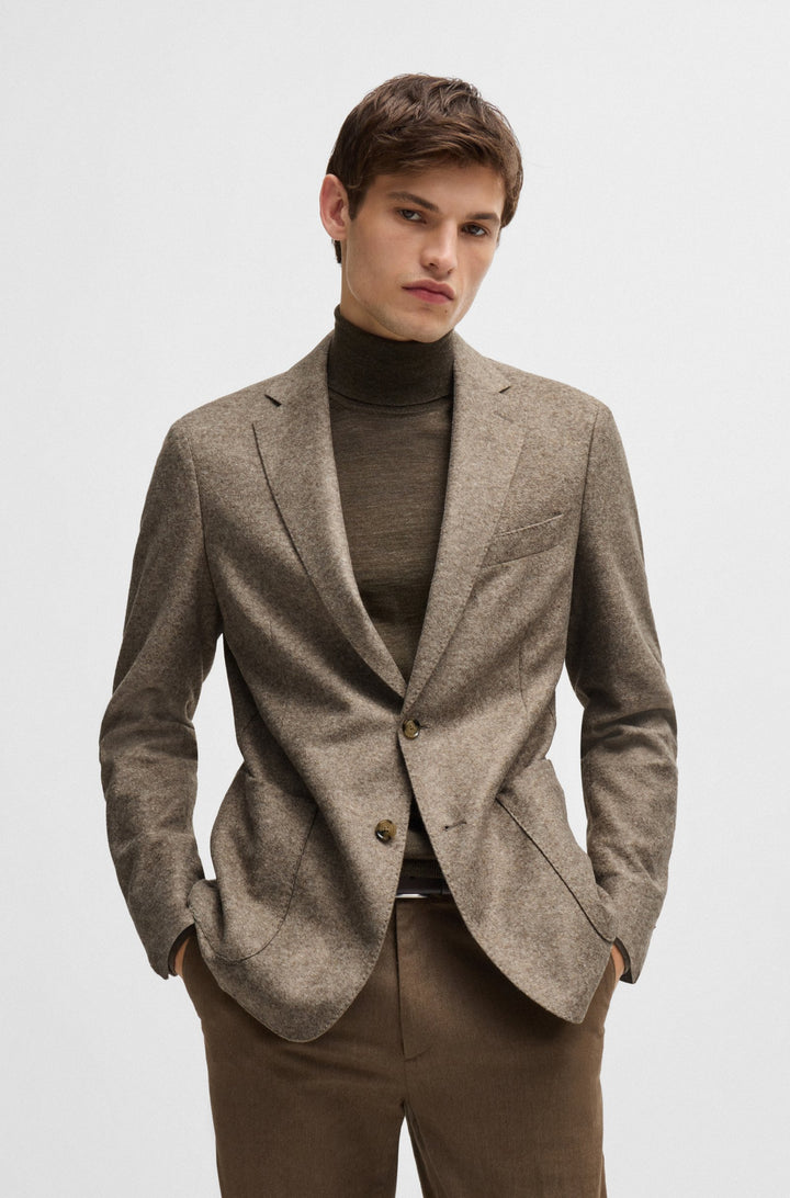 BOSS Blazers Slim Fit in Wool Mix - C-HANRY-J-233 10245035 01-50502533- Concorde Fashion#color_beige-260
