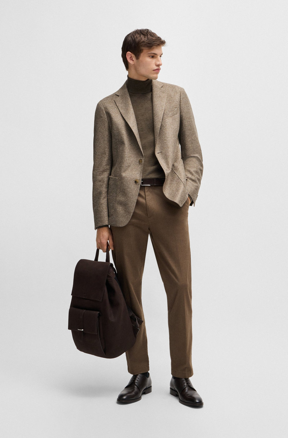 BOSS Blazers Slim Fit in Wool Mix - C-HANRY-J-233 10245035 01-50502533- Concorde Fashion#color_beige-260