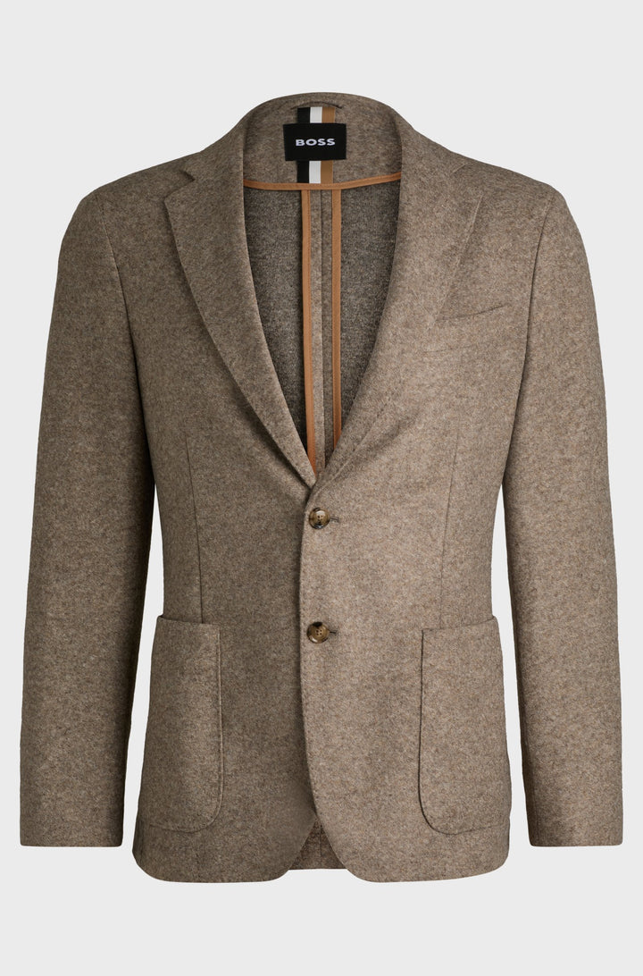 BOSS Blazers Slim Fit in Wool Mix - C-HANRY-J-233 10245035 01-50502533- Concorde Fashion#color_beige-260