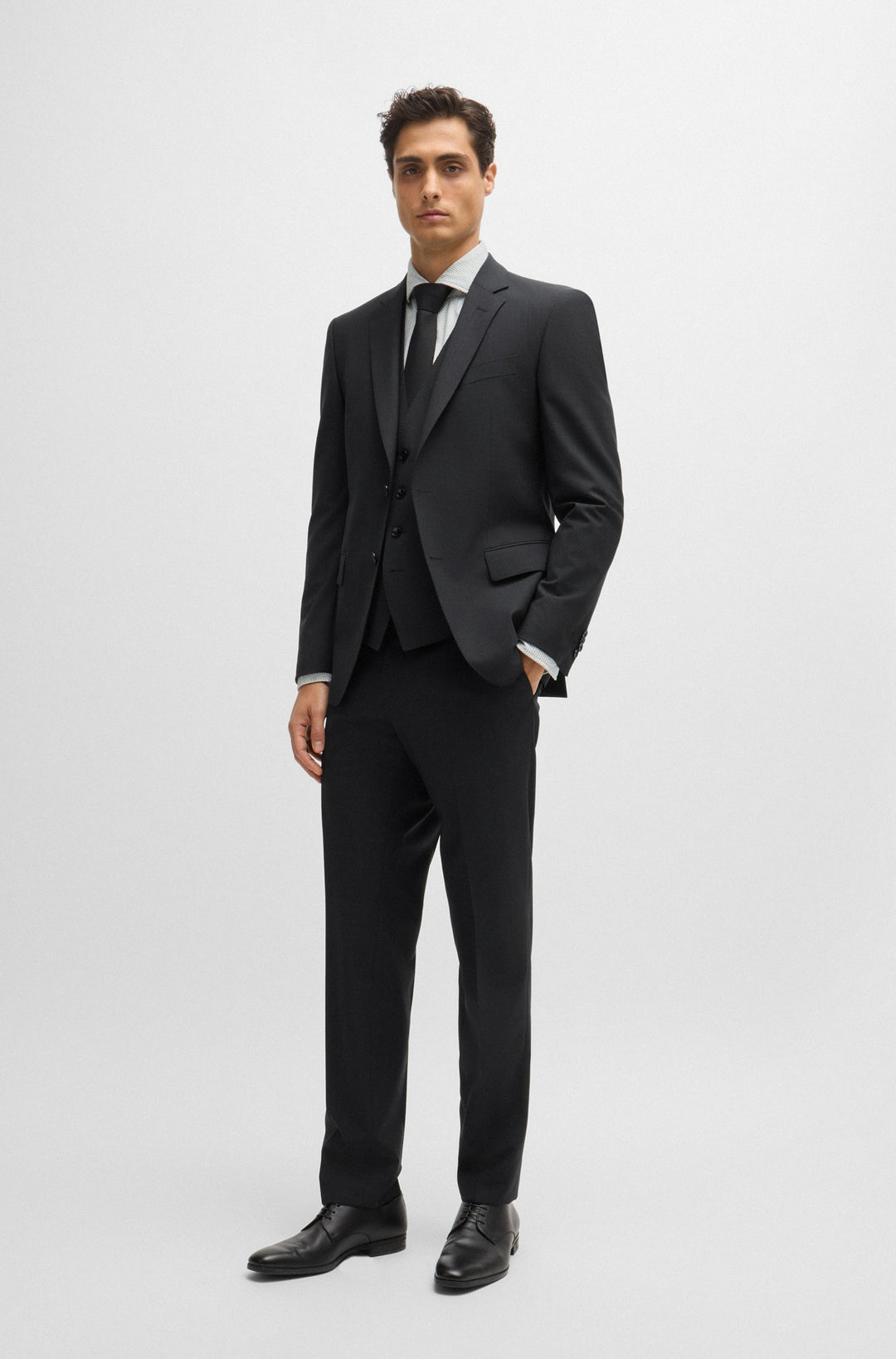 BOSS Vests Slim Fit - H-HUGE-VEST-MM-224 50479995- Concorde Fashion#color_grey-021