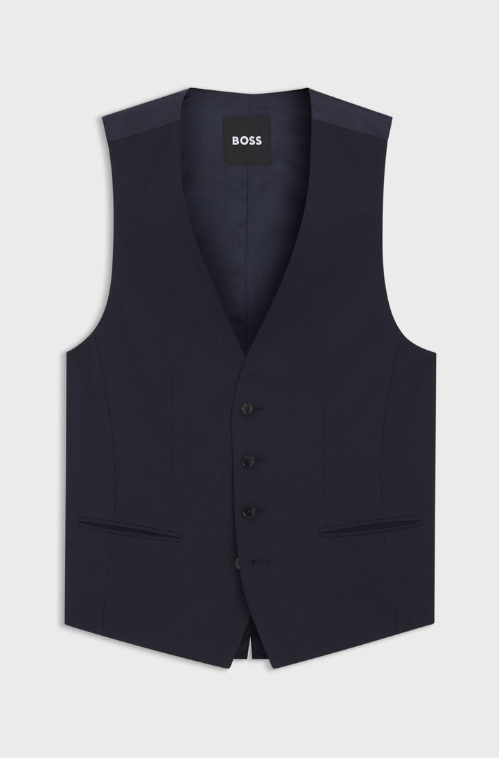 BOSS Vests Slim Fit - H-HUGE-VEST-MM-224 50479995- Concorde Fashion#color_blue-480