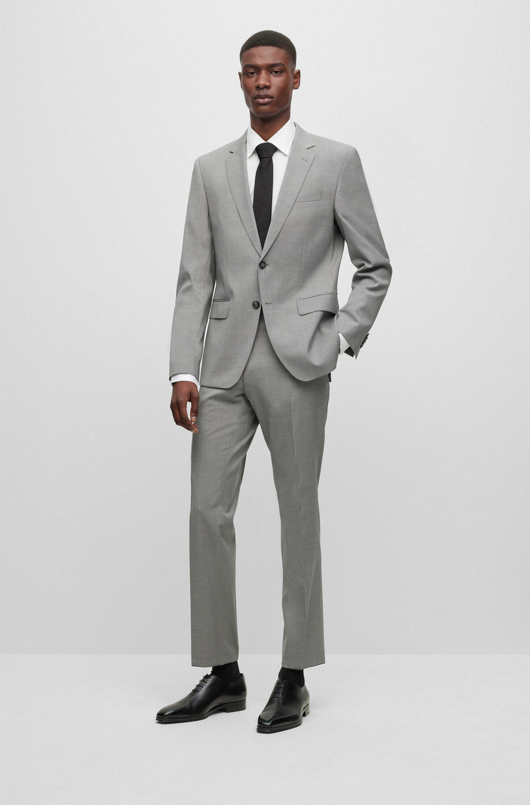 BOSS Regular Fit Casual Shirts in Cotton - H-JOE-KENT-C3-214 10245425 01-50490513- Concorde Fashion#color_white-100