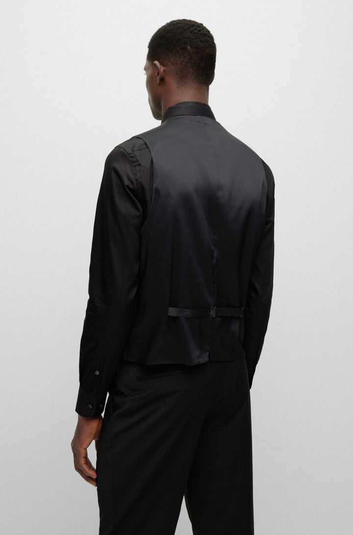 BOSS Vests  - H-JASPER-VS-MM-C-224 50480017- Concorde Fashion#color_black-001