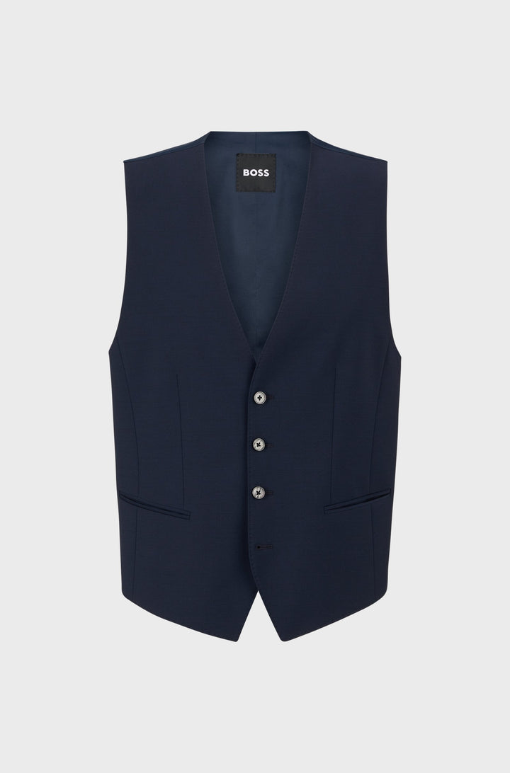 BOSS Vests  - H-JASPER-VS-MM-C-224 50480017- Concorde Fashion#color_navy-405
