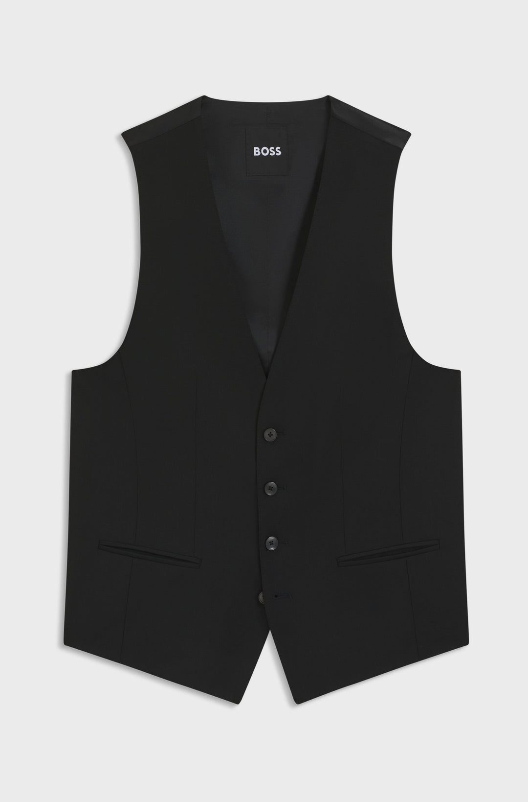 BOSS Vests Slim Fit - H-HUGE-VS-MM-C-224 50482736- Concorde Fashion#color_black-001