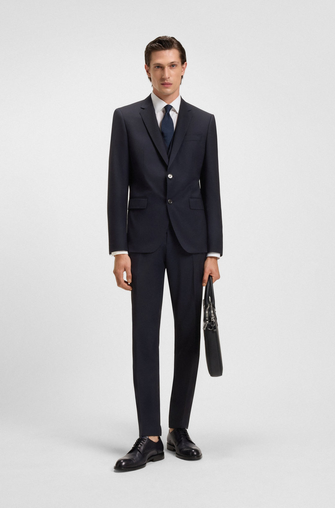 BOSS Vests Slim Fit - H-HUGE-VS-MM-C-224 50482736- Concorde Fashion#color_navy-405