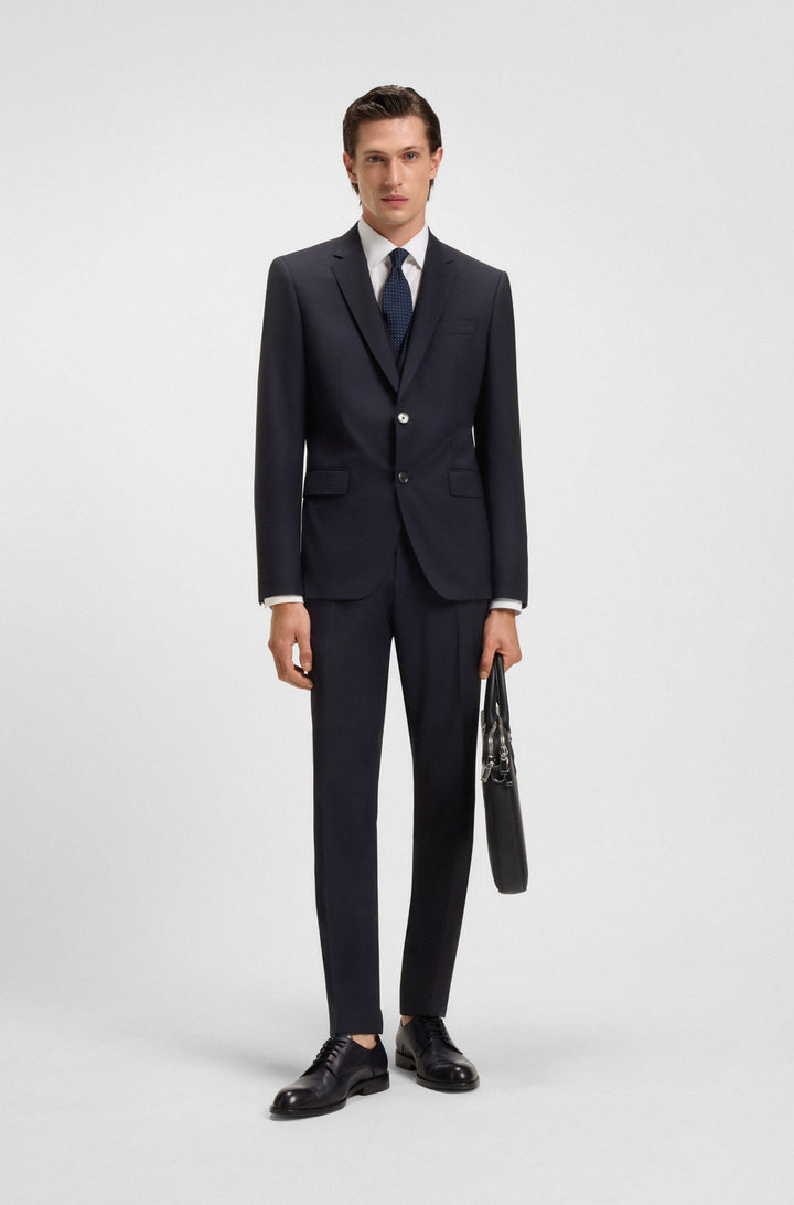 BOSS Vests Slim Fit - H-HUGE-VS-MM-C-224 50482736- Concorde Fashion#color_navy-405