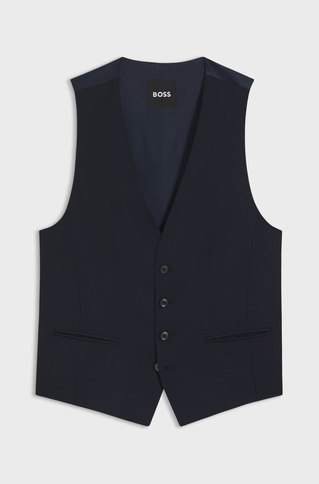 BOSS Vests Slim Fit - H-HUGE-VS-MM-C-224 50482736- Concorde Fashion#color_navy-405
