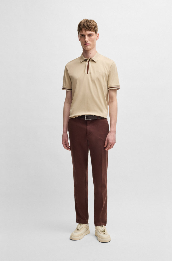 BOSS Polos Regular Fit - PARLAY 185 50486186- Concorde Fashion#color_beige-275