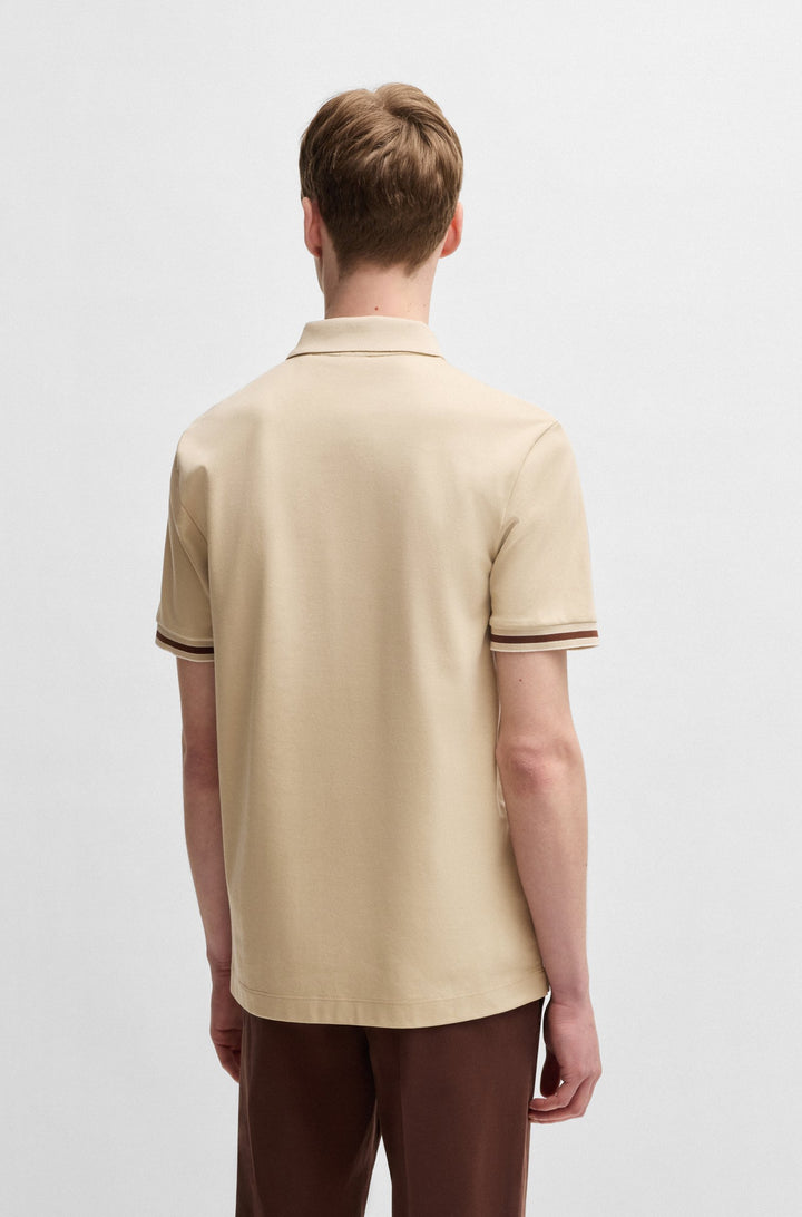 BOSS Polos Regular Fit - PARLAY 185 50486186- Concorde Fashion#color_beige-275