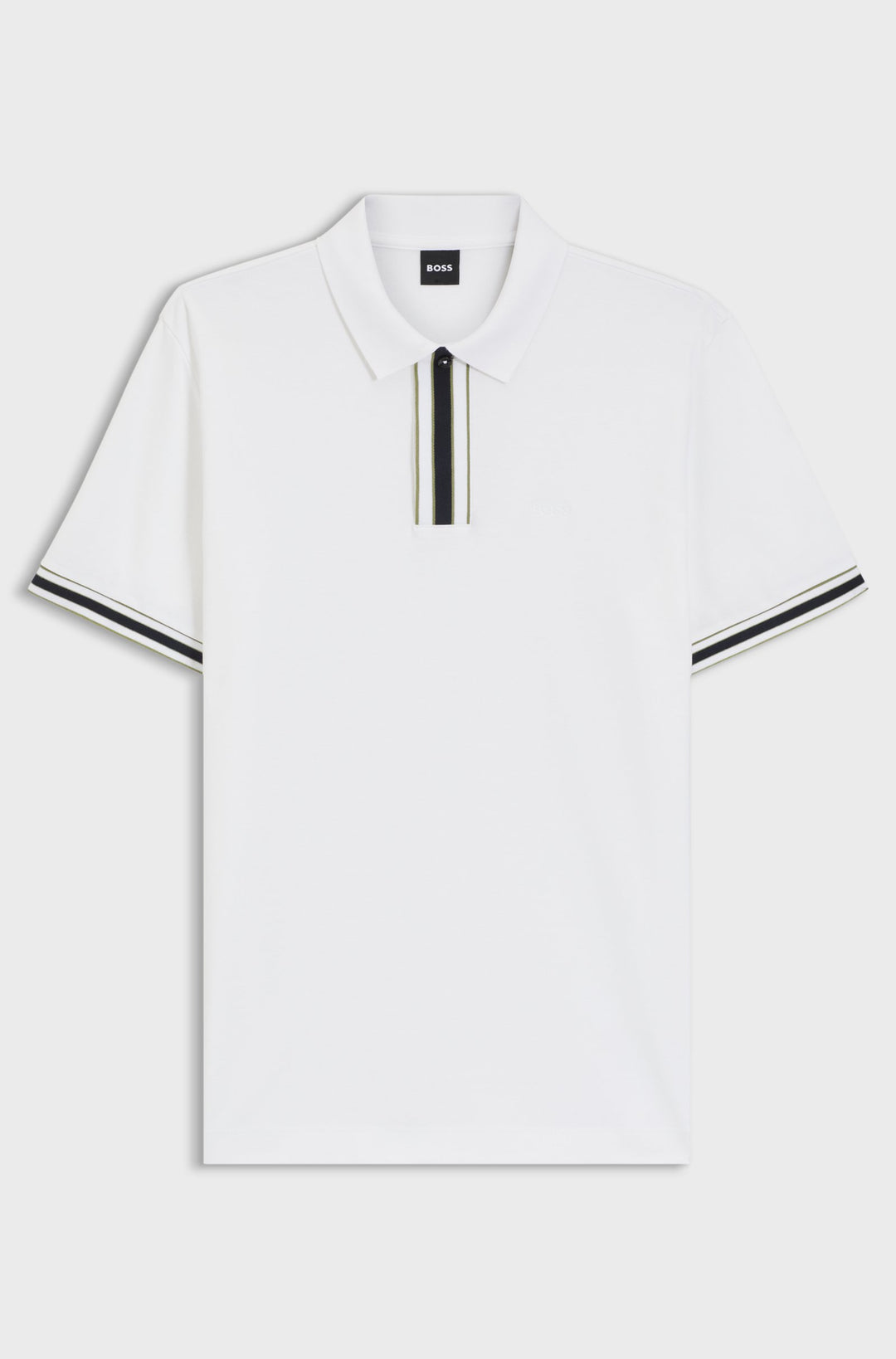 BOSS Polos Regular Fit - PARLAY 185 50486186- Concorde Fashion#color_white-100