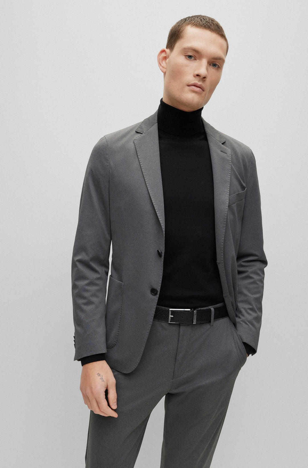 BOSS  Belts in Leather - GIACO_GB35_PP 10245669 01-50486973- Concorde Fashion#color_black-004