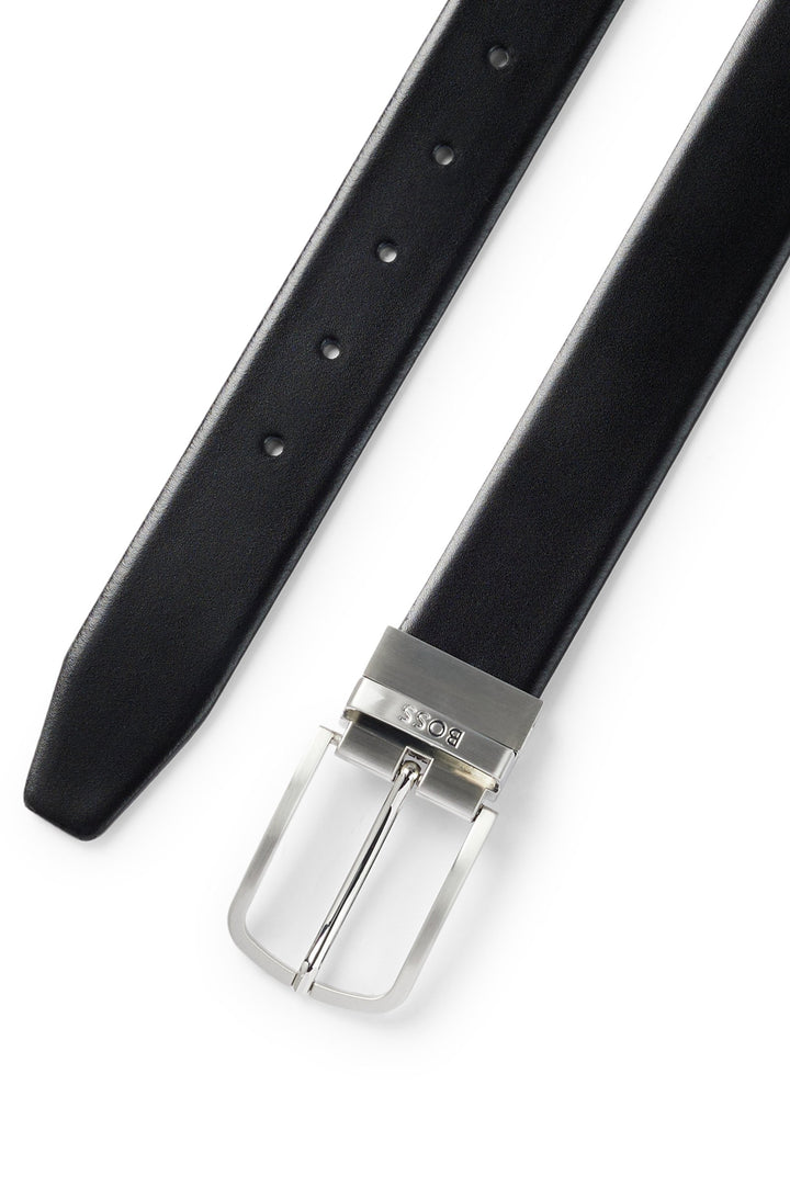 BOSS Belts in Leather - OWEN-B_OR35_PP 10245669 01-50491871- Concorde Fashion#color_black-002