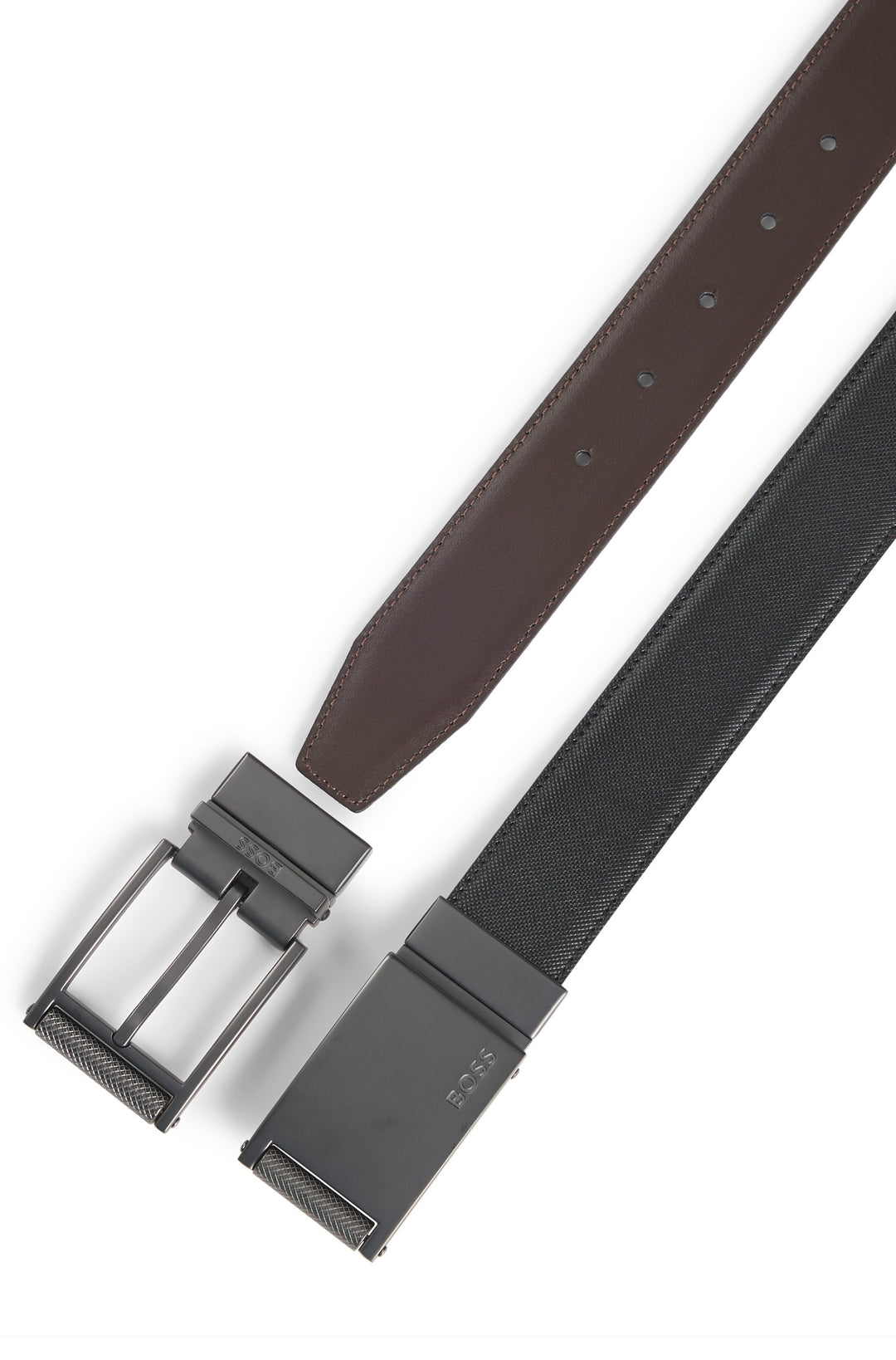 BOSS Belts  in Leather - GHILL_GB35_DIP 10245669 01-50537096- Concorde Fashion#color_black-002