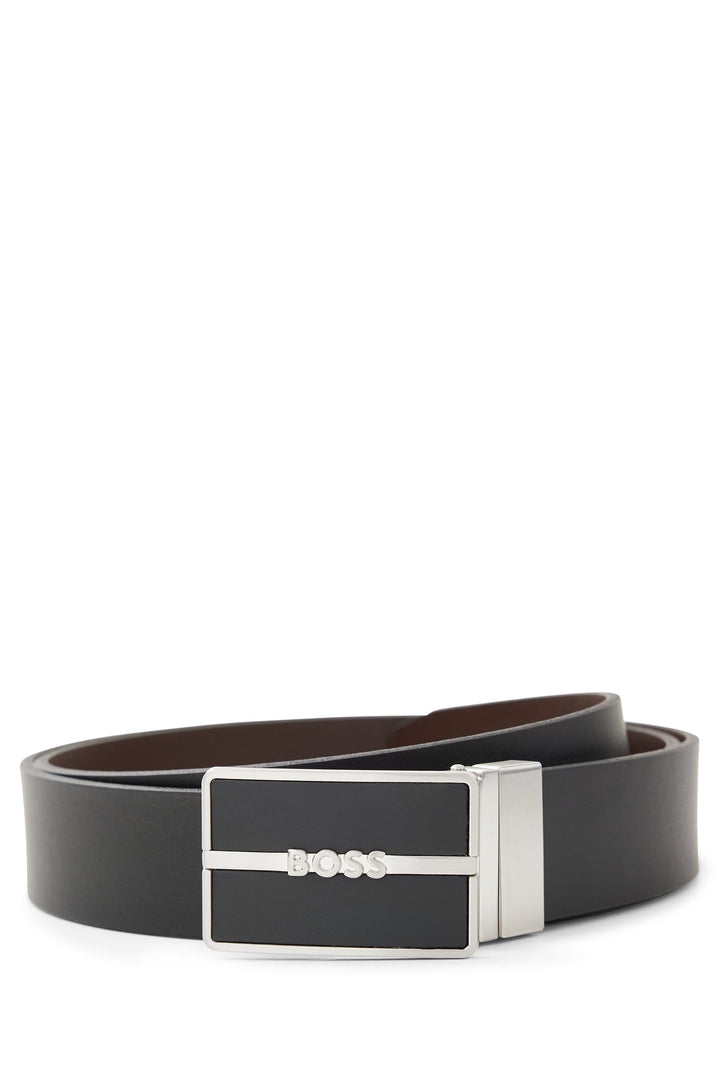 BOSS  Belts in Leather - GLOR-LETH_GB35_PP 10245737 01-50481183- Concorde Fashion#color_black-002