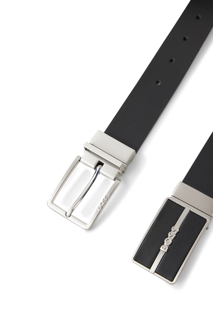 BOSS  Belts in Leather - GLOR-LETH_GB35_PP 10245737 01-50481183- Concorde Fashion#color_black-002