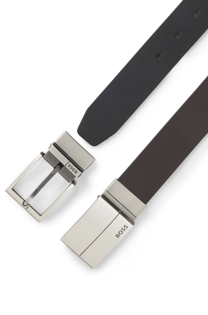 BOSS Belts  in Leather - GEPPY-SOFT_GB35_PP 10245738 01-50537100- Concorde Fashion#color_brown-205