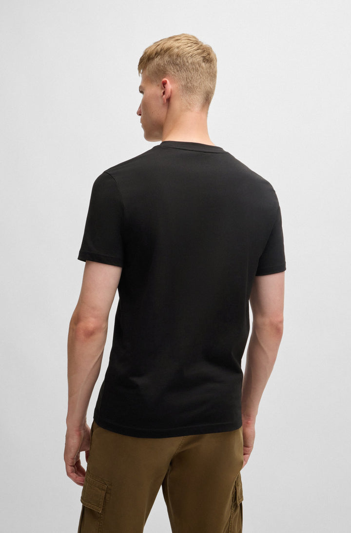 BOSS T-Shirts Regular Fit in Cotton - THINKING 1 10246016 01-50481923- Concorde Fashion#color_black-001