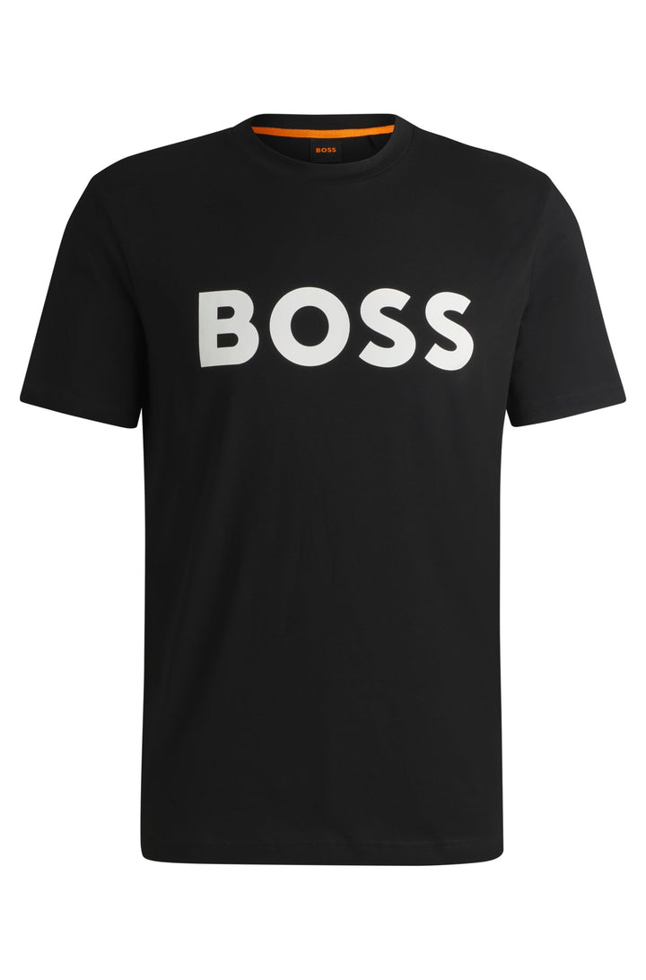 BOSS T-Shirts Regular Fit in Cotton - THINKING 1 10246016 01-50481923- Concorde Fashion#color_black-001