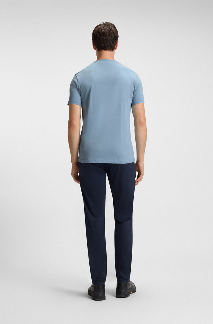 BOSS T-Shirts Regular Fit in Cotton - THINKING 1 10246016 01-50481923- Concorde Fashion#color_blue-451