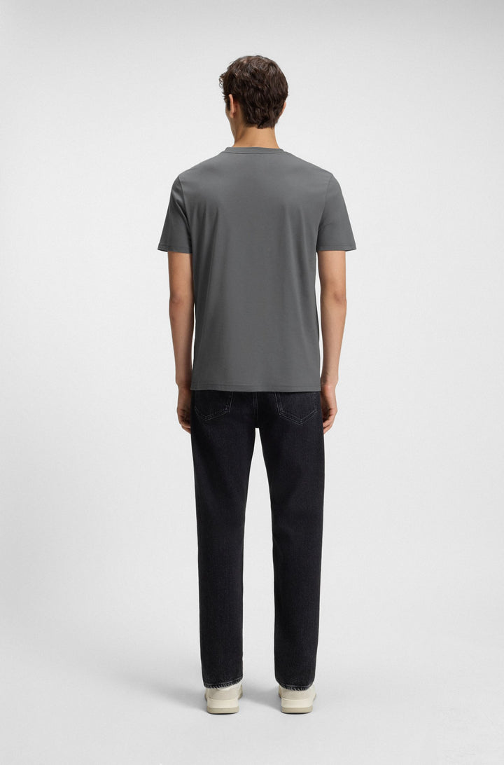 BOSS T-Shirts Regular Fit in Cotton - THINKING 1 10246016 01-50481923- Concorde Fashion#color_grey-062