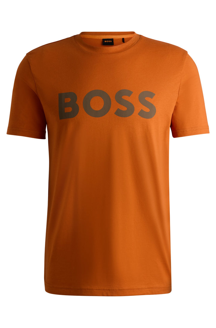 BOSS T-Shirts Regular Fit in Cotton - THINKING 1 10246016 01-50481923- Concorde Fashion#color_orange-840