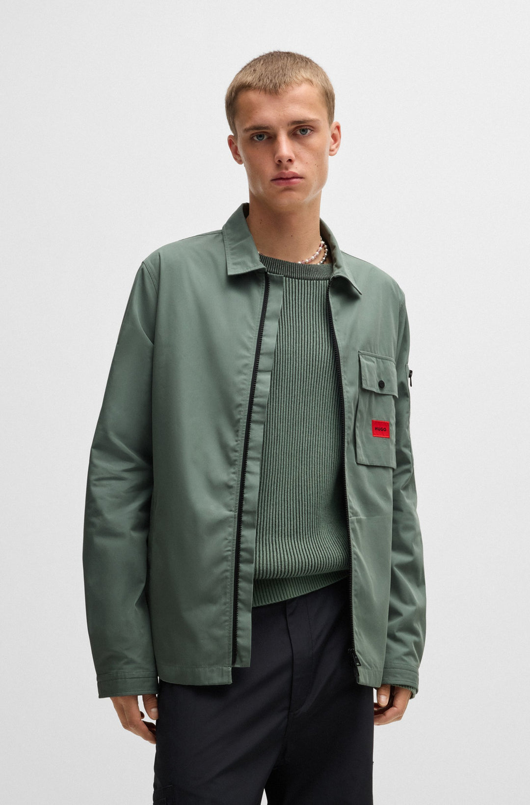 HUGO Casual Shirts Oversize Fit - EMMOND 50482701Concorde Fashion#color_green-343