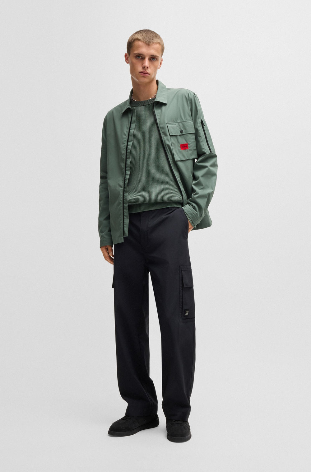 HUGO Casual Shirts Oversize Fit - EMMOND 50482701Concorde Fashion#color_green-343